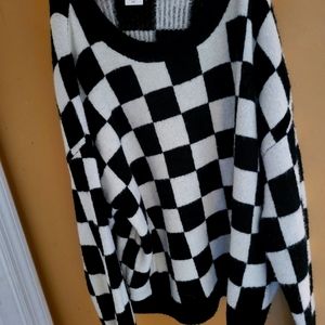 K glam checkered sweater from dollskill